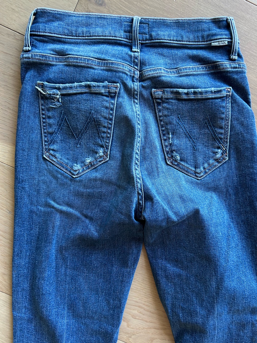 Mother Insider Crop Step Chew View 6